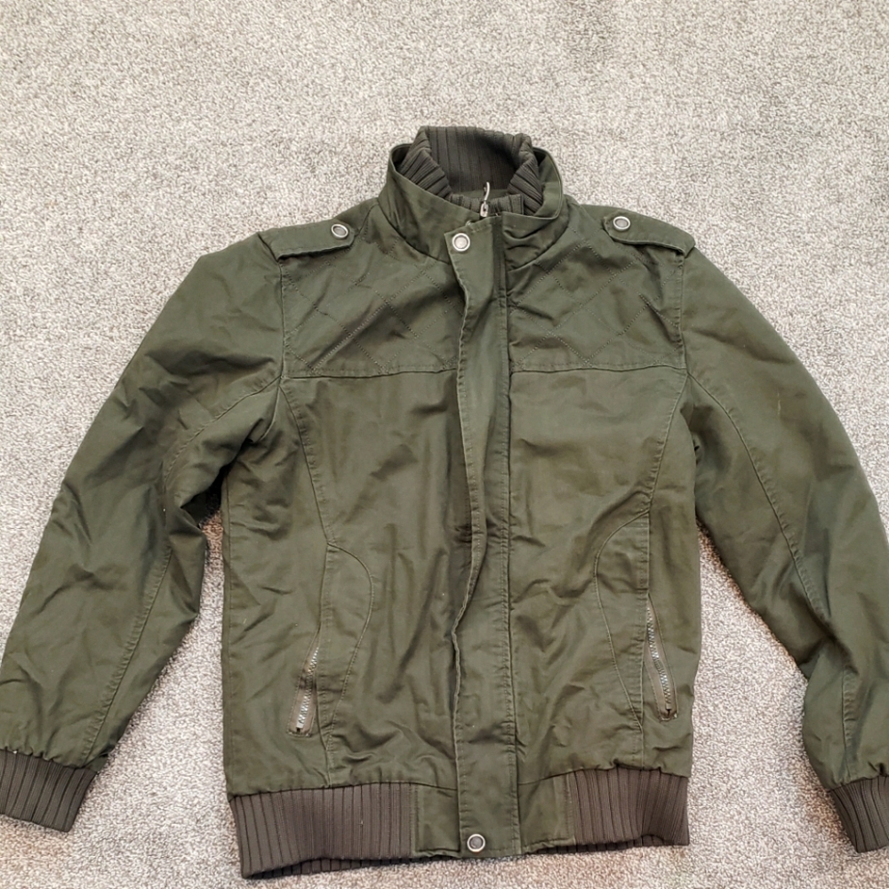 Men's green winter Jacket s/m